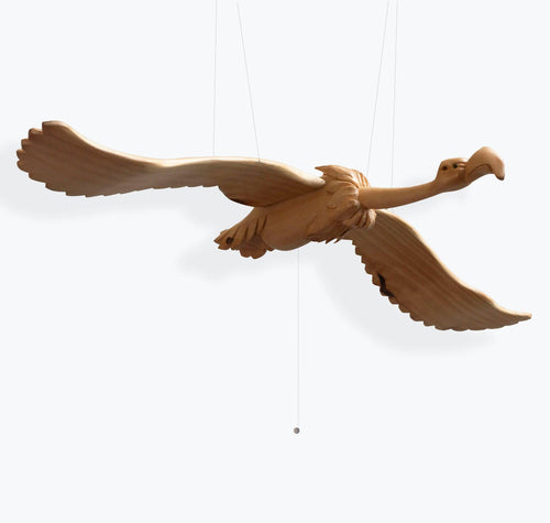 Pine Vulture Wooden Mobile Bird - WoodwingsCreations